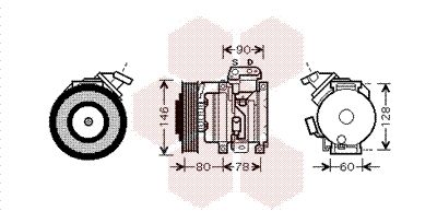 COMPRESOR CLIMATIZARE VAN WEZEL 5300K448