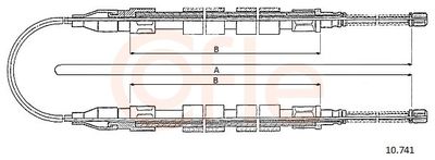 CABLU FRANA DE PARCARE