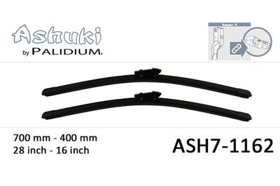 ASHUKI by Palidium ASH7-1162 Щетка стеклоочистителя  для TOYOTA PRIUS (Тойота Приус)