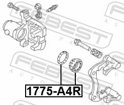 Repair Kit, brake caliper 1775-A4R