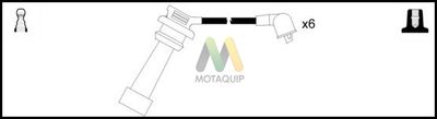 Комплект проводов зажигания MOTAQUIP LDRL1089 для MITSUBISHI GTO