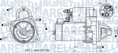 STARTER MAGNETI MARELLI 063721419810