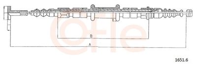 CABLU FRANA DE PARCARE