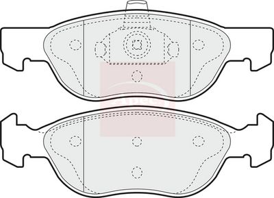 APEC Brake Pad Set, disc brake PAD1114