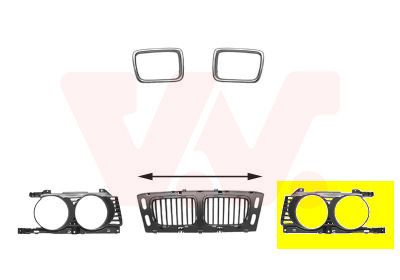 Решетка радиатора VAN WEZEL 0635411 для BMW 5
