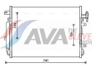 KONDENSATOR KLIMAANLAGE AVA Clever Choice AUA5217D