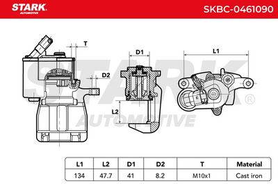 спирачен апарат STARK SKBC-0461090