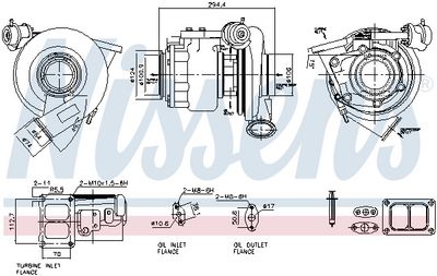 Compresor, sistem de supraalimentare NISSENS 93915