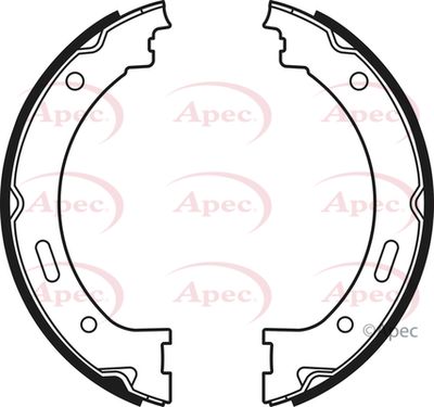 Brake Shoe Set, parking brake APEC SHU758