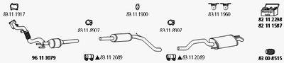SISTEM DE ESAPAMENT HJS VW1135
