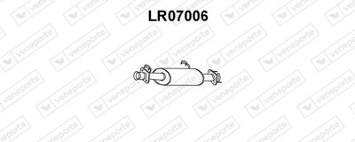 VENEPORTE LR07006 Глушитель выхлопных газов  для LAND ROVER DEFENDER Station Wagon (L316) 2.5 TDI 4x4 (L316)
