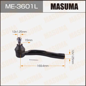 MASUMA ME-3601L Наконечник рулевой тяги  для TOYOTA PORTE (Тойота Порте)