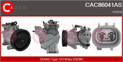 COMPRESOR CLIMATIZARE CASCO CAC86041AS