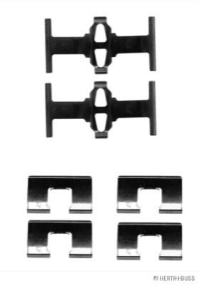 Комплектующие, колодки дискового тормоза HERTH+BUSS JAKOPARTS J3664010 для FIAT SEDICI