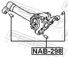 RULMENT DIFERENTIAL FEBEST NAB298 1