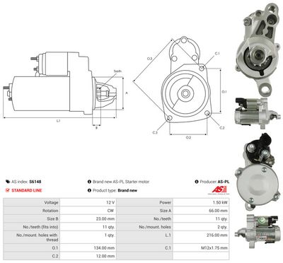STARTER AS-PL S6148 4