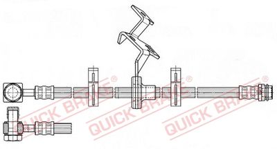 Тормозной шланг QUICK BRAKE 59.986X для MERCEDES-BENZ M-CLASS