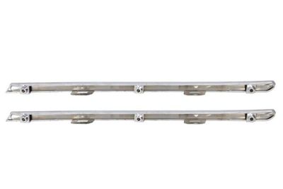 Grillestrip vooraan (set, plastic, chroom) past: RENAULT FLUENCE 01.13-12.15