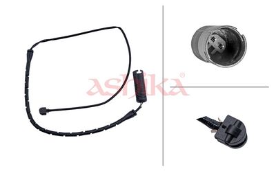 предупредителен контактен сензор, износване на накладките ASHIKA BPW-126