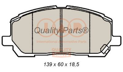IAP QUALITY PARTS 704-17130 Тормозные колодки и сигнализаторы для LEXUS RX (MCU15) 300 AWD (MCU15) IAP QUALITY PARTS 704-17130 Тормозные колодки и сигнализаторы для LEXUS RX (MCU15) 300 AWD (MCU15)