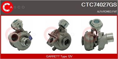 COMPRESOR SISTEM DE SUPRAALIMENTARE CASCO CTC74027GS
