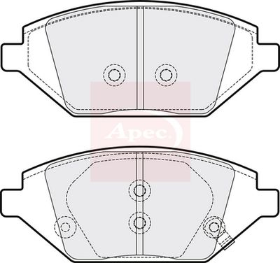 APEC Brake Pad Set, disc brake PAD2111