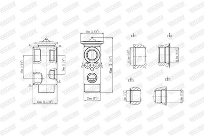 EXPANSIONSVENTIL KLIMAANLAGE WALKER WEX00026 6