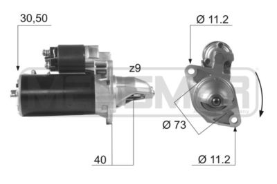 ERA 220479A Стартер  для LAND ROVER RANGE ROVER II (P38A) 3.9 4x4