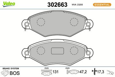 SET PLACUTE FRANA FRANA DISC VALEO 302663