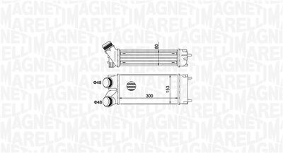 Chłodnica powietrza doładowującego MAGNETI MARELLI 351319204670