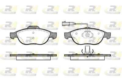 ROADHOUSE 2660.22 Тормозные колодки и сигнализаторы  для LANCIA LYBRA (839_) 1.6 16V (839AXA1A)