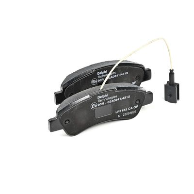 BREMSBELAGSATZ SCHEIBENBREMSE DELPHI LP3153 26