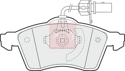 APEC Brake Pad Set, disc brake PAD1182