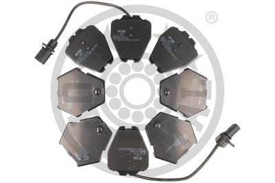 Комплект тормозных колодок, дисковый тормоз OPTIMAL BP-12158 для VW PHAETON