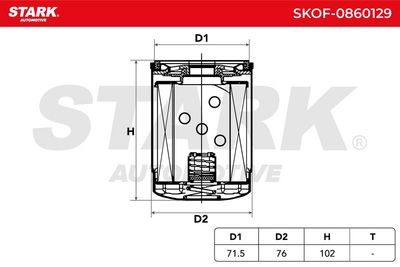 маслен филтър STARK SKOF-0860129