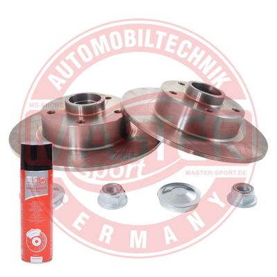 Tarcza hamulcowa MASTER-SPORT GERMANY 2401106182B-SET-MSP