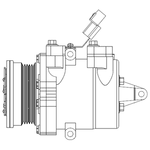 WILMINK GROUP WG2039888 Компрессор кондиционера  для MITSUBISHI COLT VI (Z3_A, Z2_A) 1.3 LPG