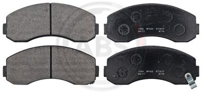 Zestaw klocków hamulcowych, hamulce tarczowe A.B.S. 36948
