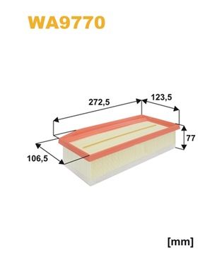 въздушен филтър WIX FILTERS WA9770