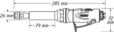 HAZET Tyčová brúska (stlačený vzduch) 9032LG-1