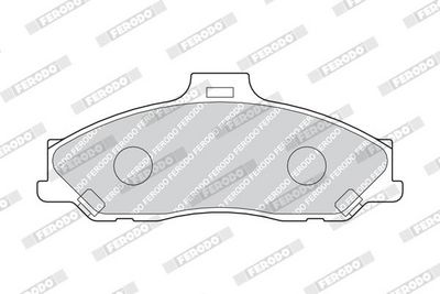 BREMSBELAGSATZ SCHEIBENBREMSE FERODO FDB1527 1