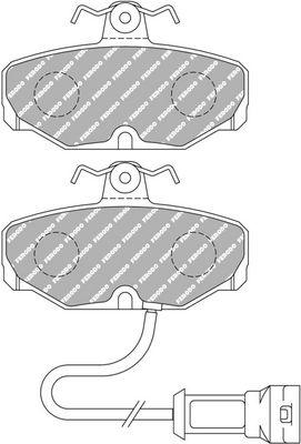BREMSBELAGSATZ SCHEIBENBREMSE