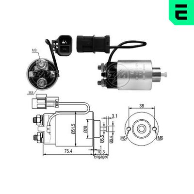 SOLENOID ELECTROMOTOR
