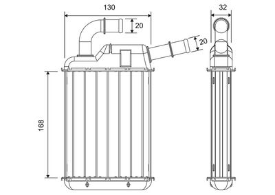 SCHIMBăTOR DE CăLDURă îNCăLZIRE HABITACLU