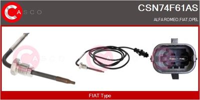 SENZOR TEMPERATURA GAZE EVACUARE