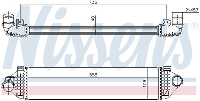 INTERCOOLER COMPRESOR NISSENS 96473 5