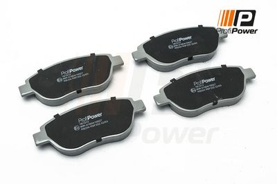 stabdžių trinkelių rinkinys, diskinis stabdys 1B1012 ProfiPower