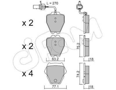 SET PLACUTE FRANA FRANA DISC