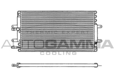 Конденсатор, кондиционер AUTOGAMMA 102840 для RENAULT ESPACE