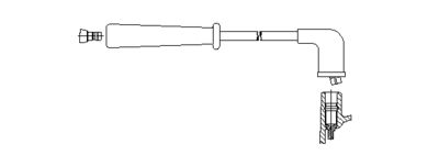 Провод зажигания BREMI 495/87 для MITSUBISHI SPACE